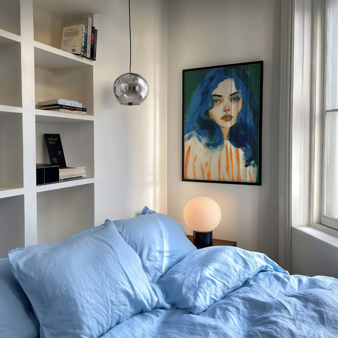 Mystieke Vrouwelijke Portretposter-WallArtistic