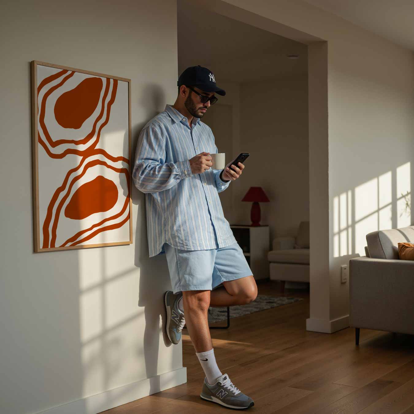 Organische Abstractie Poster-WallArtistic