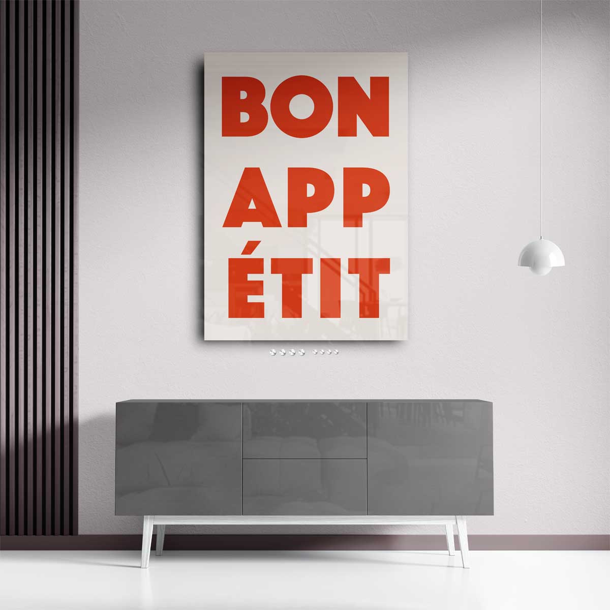Bon Appétit Typografie Poster