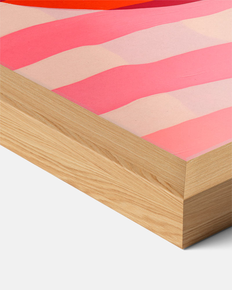 Retro Stijl Gebakken Ei Poster-WallArtistic