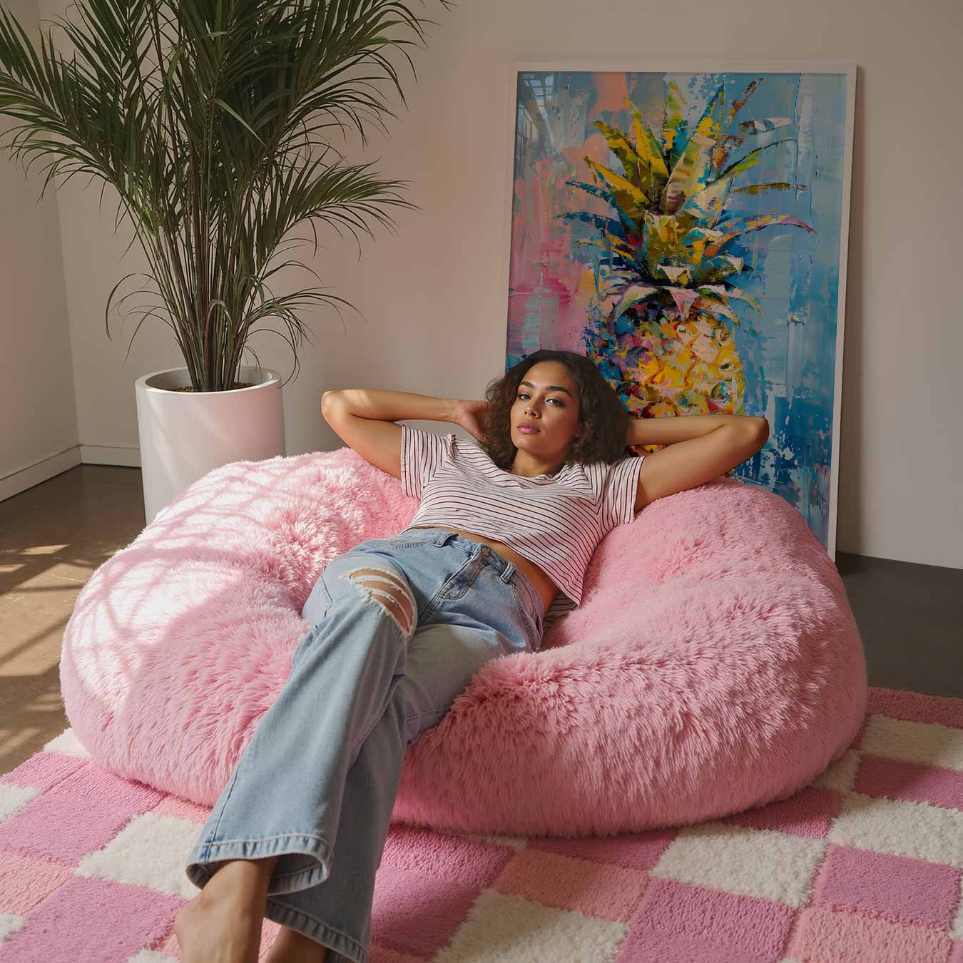 Ananas Kunst Poster-WallArtistic