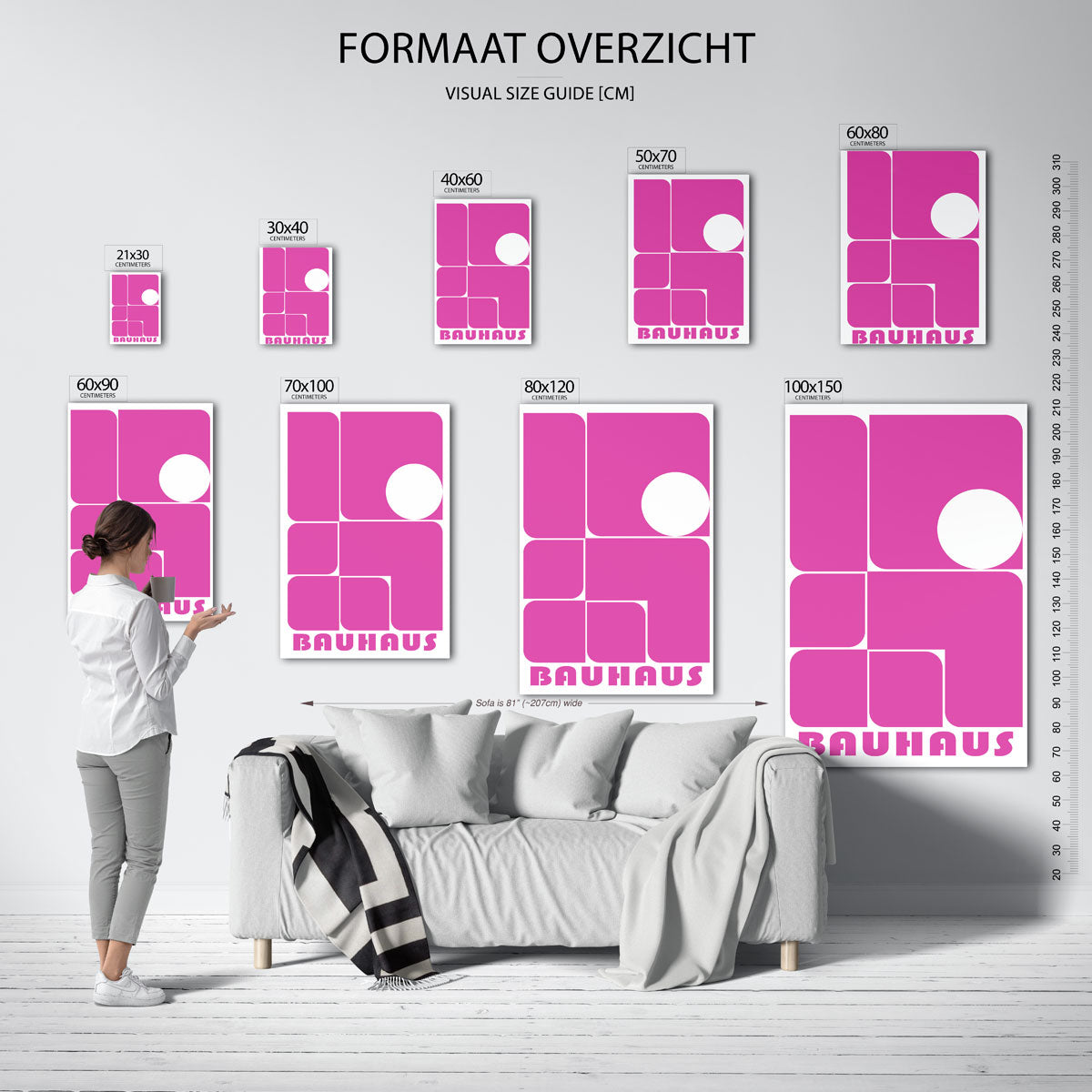 Vorm en kleur Poster