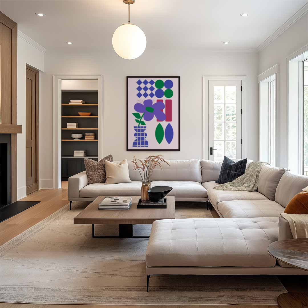 Bloemenfeest Kunstwerk-canvas-dibond-plexiglas-wanddecoratie-WallArtistic