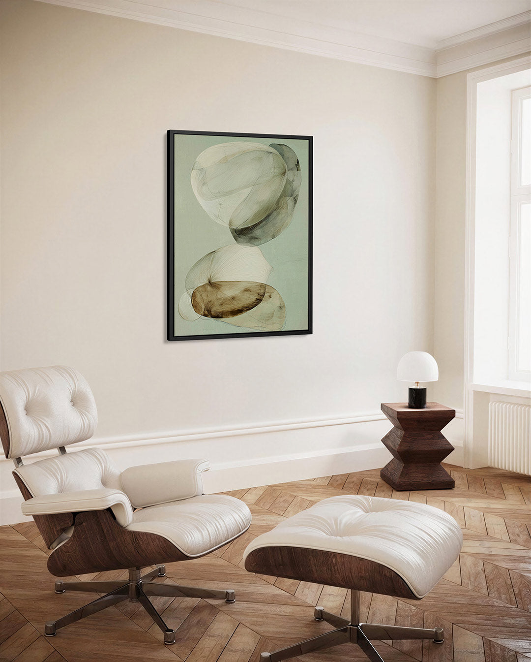 Organische vormen compositie Kunstwerk