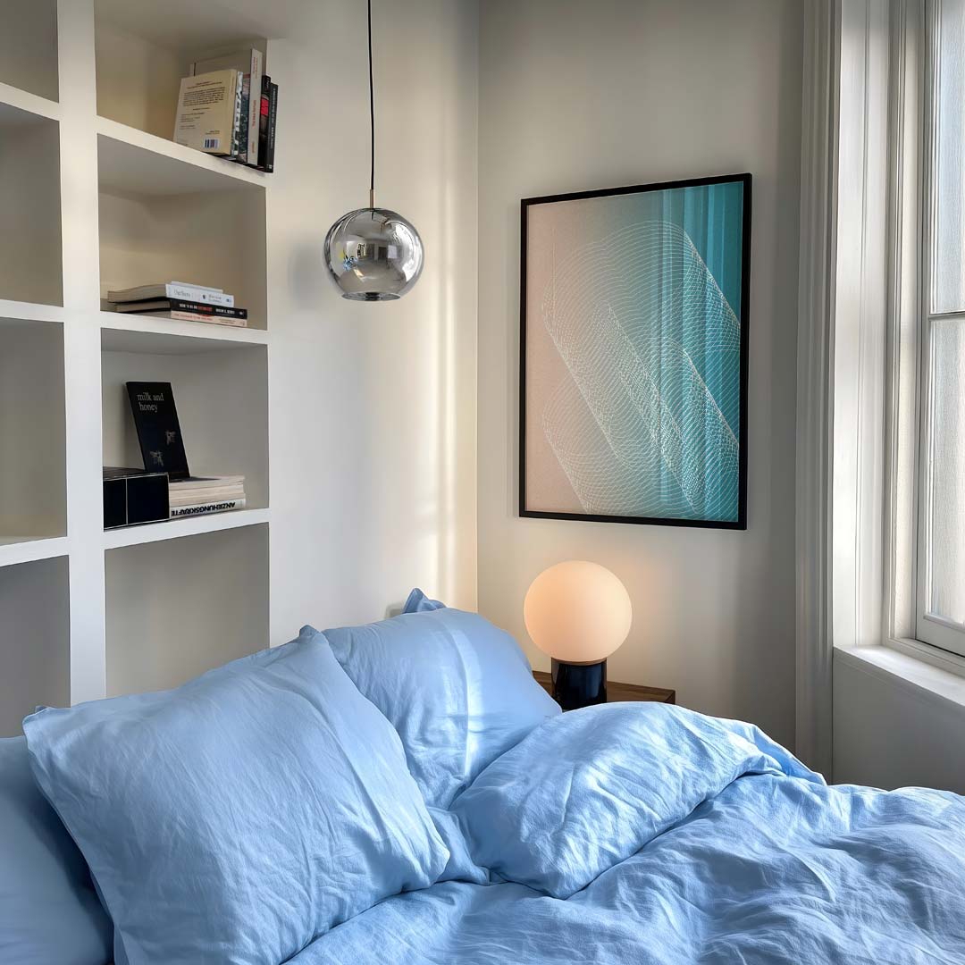 Abstracte Golfbewegingen Poster-WallArtistic