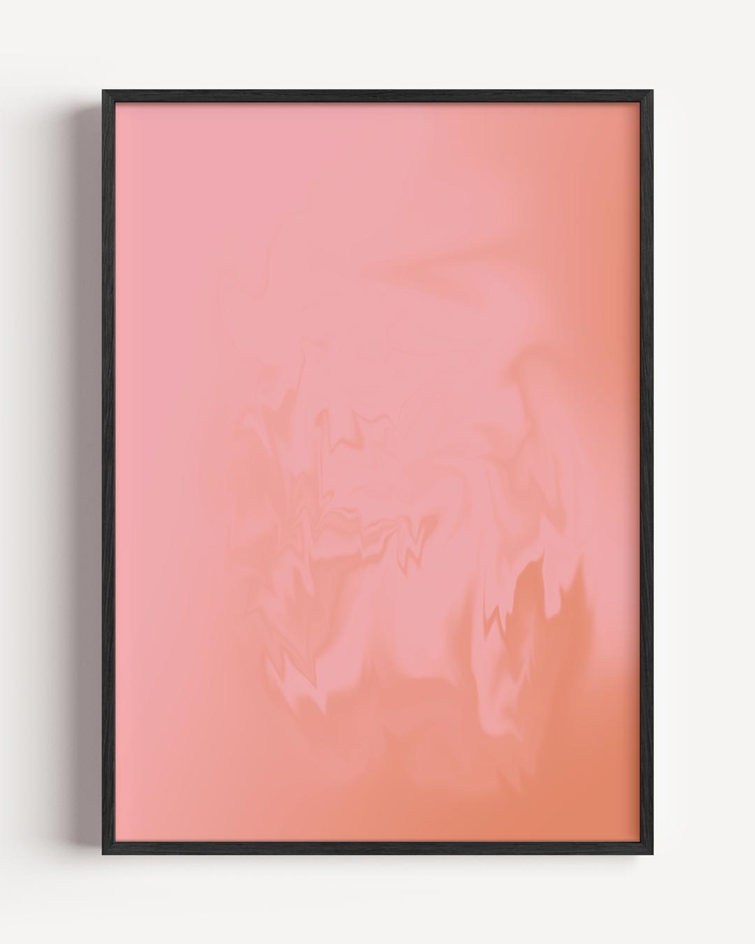 Abstracte Zachtroze Magie Poster-WallArtistic