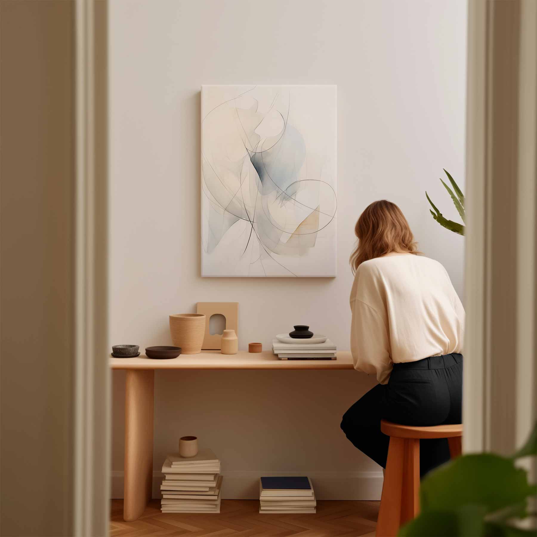 Dans van Lijnen Kunstwerk-canvas-dibond-plexiglas-wanddecoratie-WallArtistic