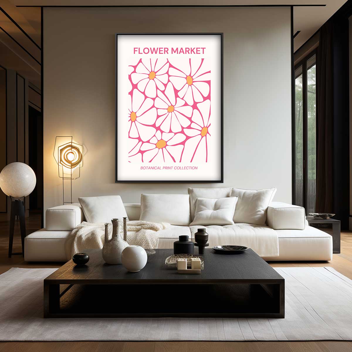 Veelkleurige Bloemenpracht Kunstwerk-canvas-dibond-plexiglas-wanddecoratie-WallArtistic
