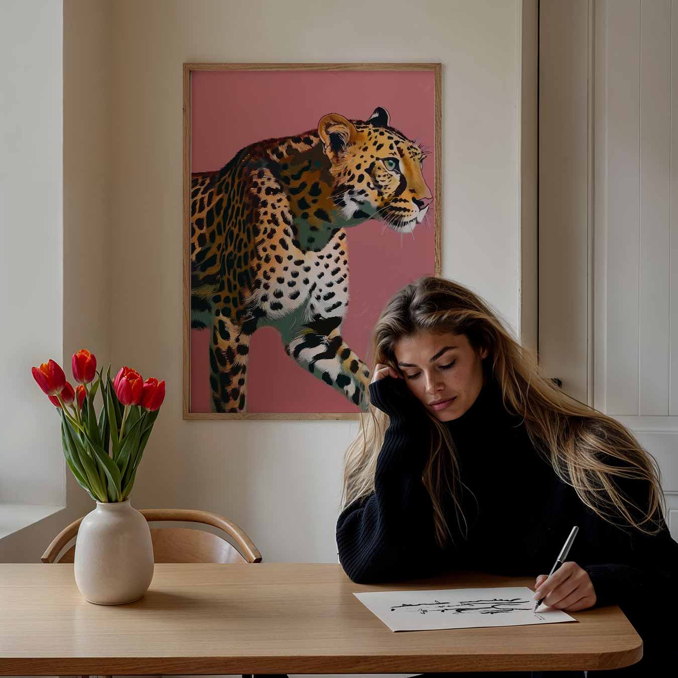 Safari Chic Luipaard Poster