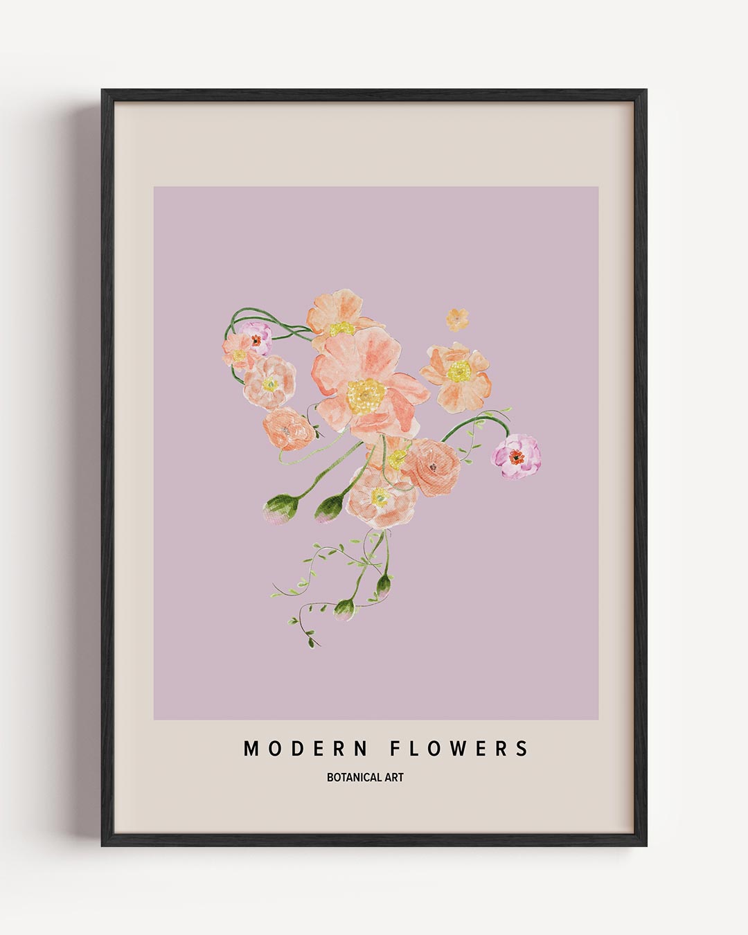 Botanische Bloemenpracht Poster-WallArtistic