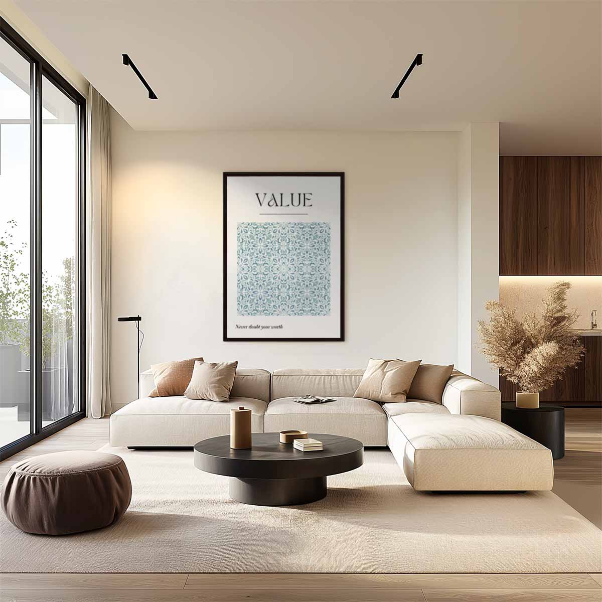 Inspirerende Waardeposter Kunstwerk-canvas-dibond-plexiglas-wanddecoratie-WallArtistic