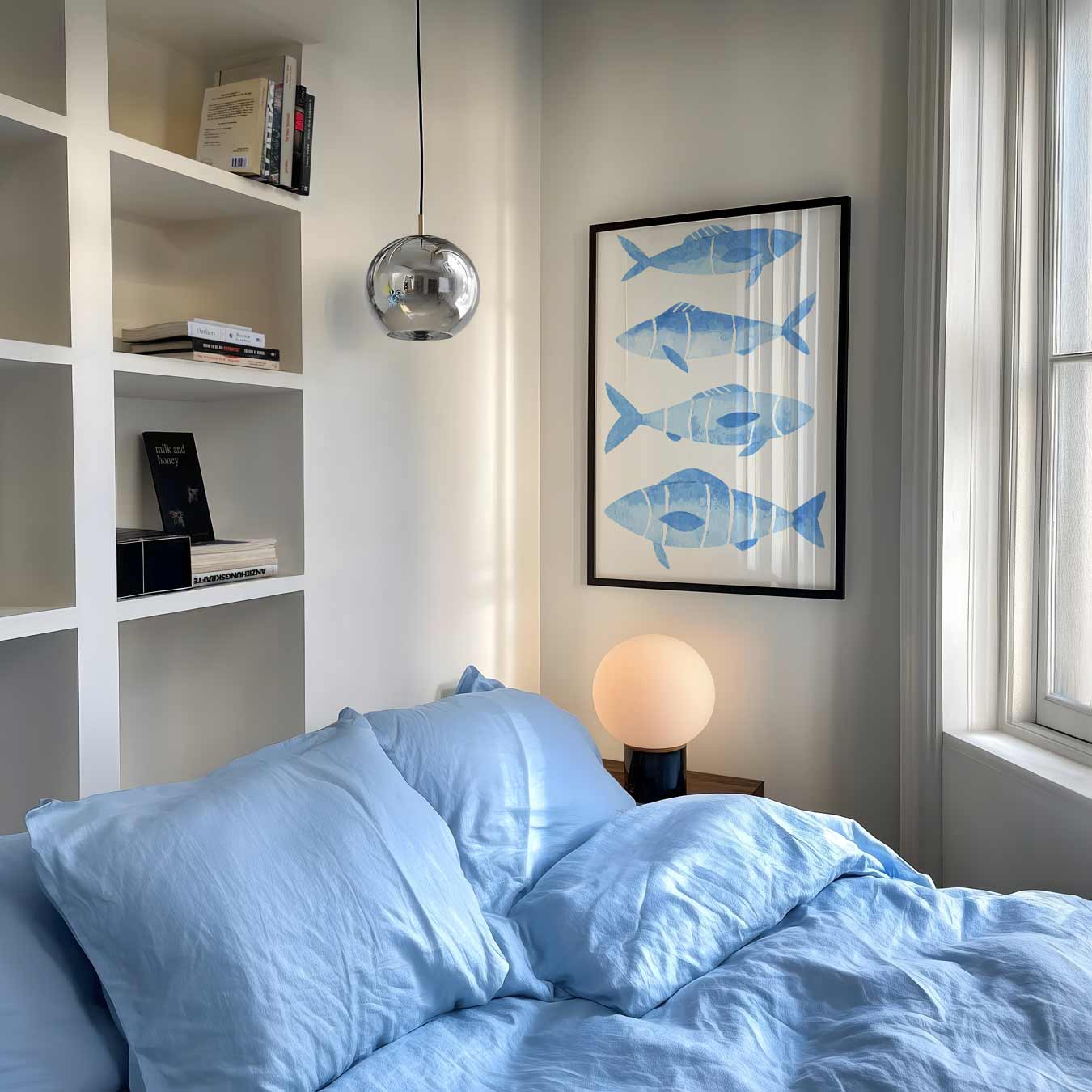 Oceanische Vis Aquarel Poster-WallArtistic