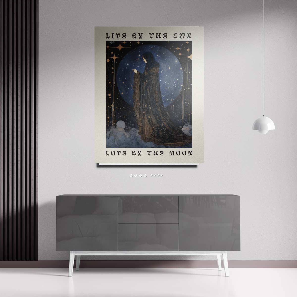 Magische Maanwandelaar Kunstwerk-canvas-dibond-plexiglas-wanddecoratie-WallArtistic