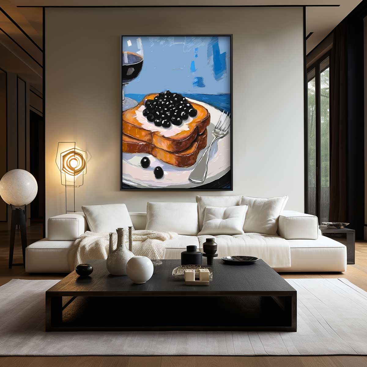 Smakelijke Ochtend Kunstwerk-canvas-dibond-plexiglas-wanddecoratie-WallArtistic