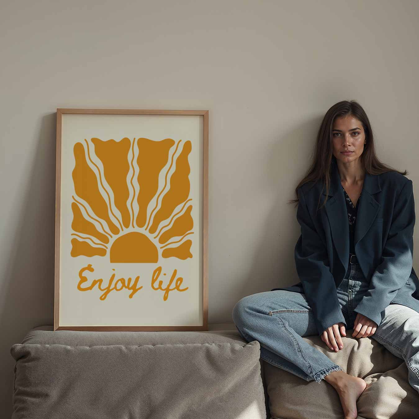 Geniet van het Leven Poster