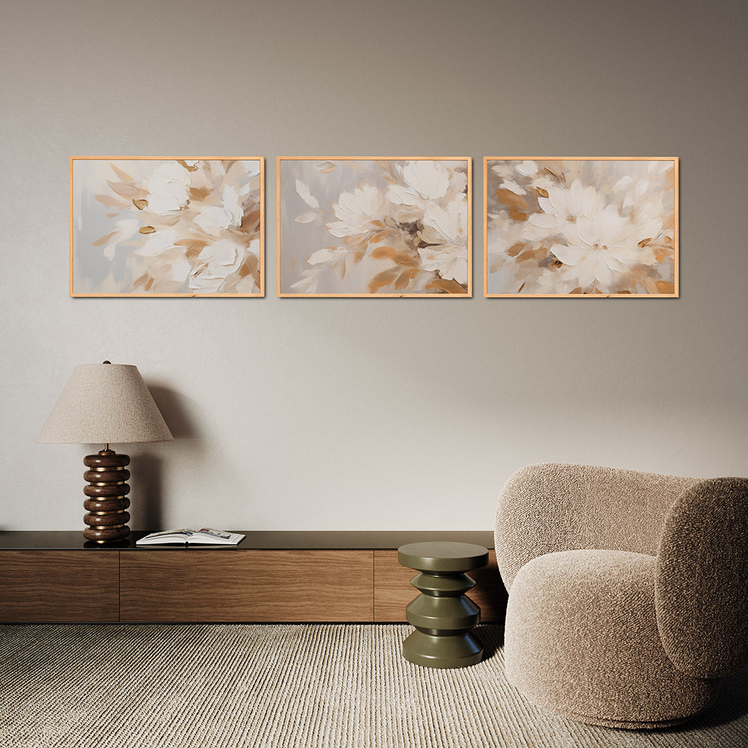 Zachte kleurvlakken Posterset