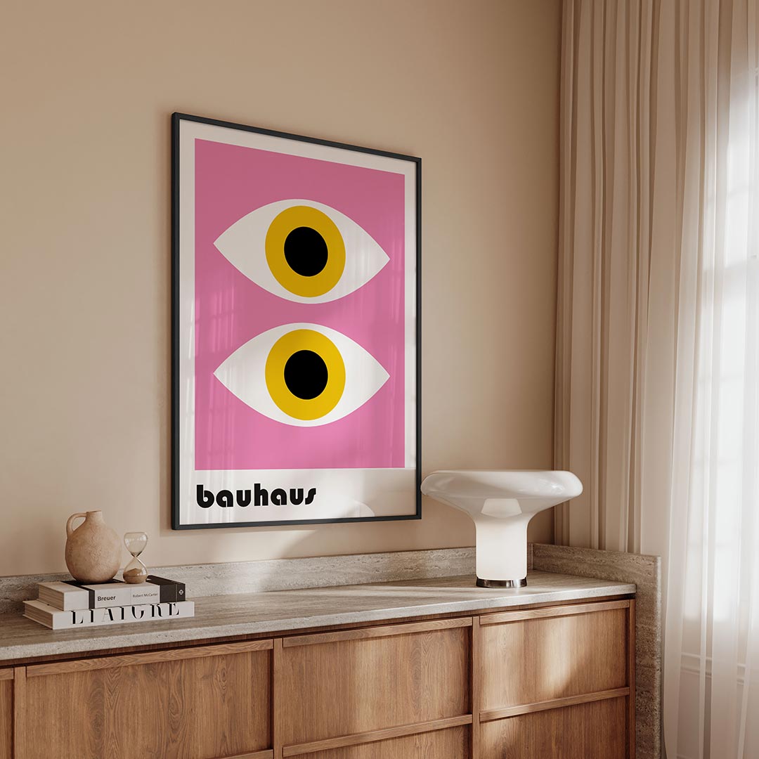Oogvormen en kleur Poster
