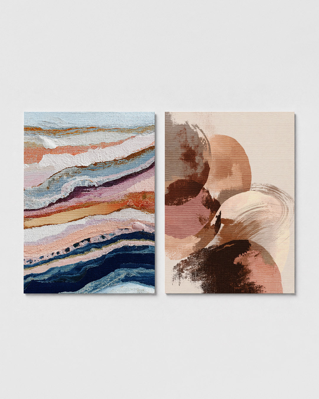 Golvende kleurvlakken Posterset