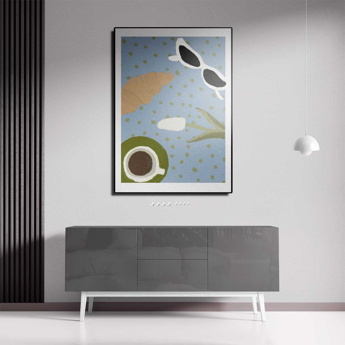 Zomerse Ontspanning Kunstwerk-canvas-dibond-plexiglas-wanddecoratie-WallArtistic