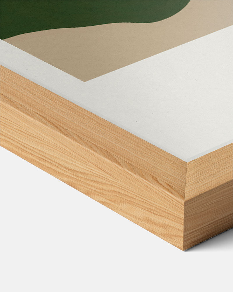 Abstracte Aardetinten Poster-WallArtistic