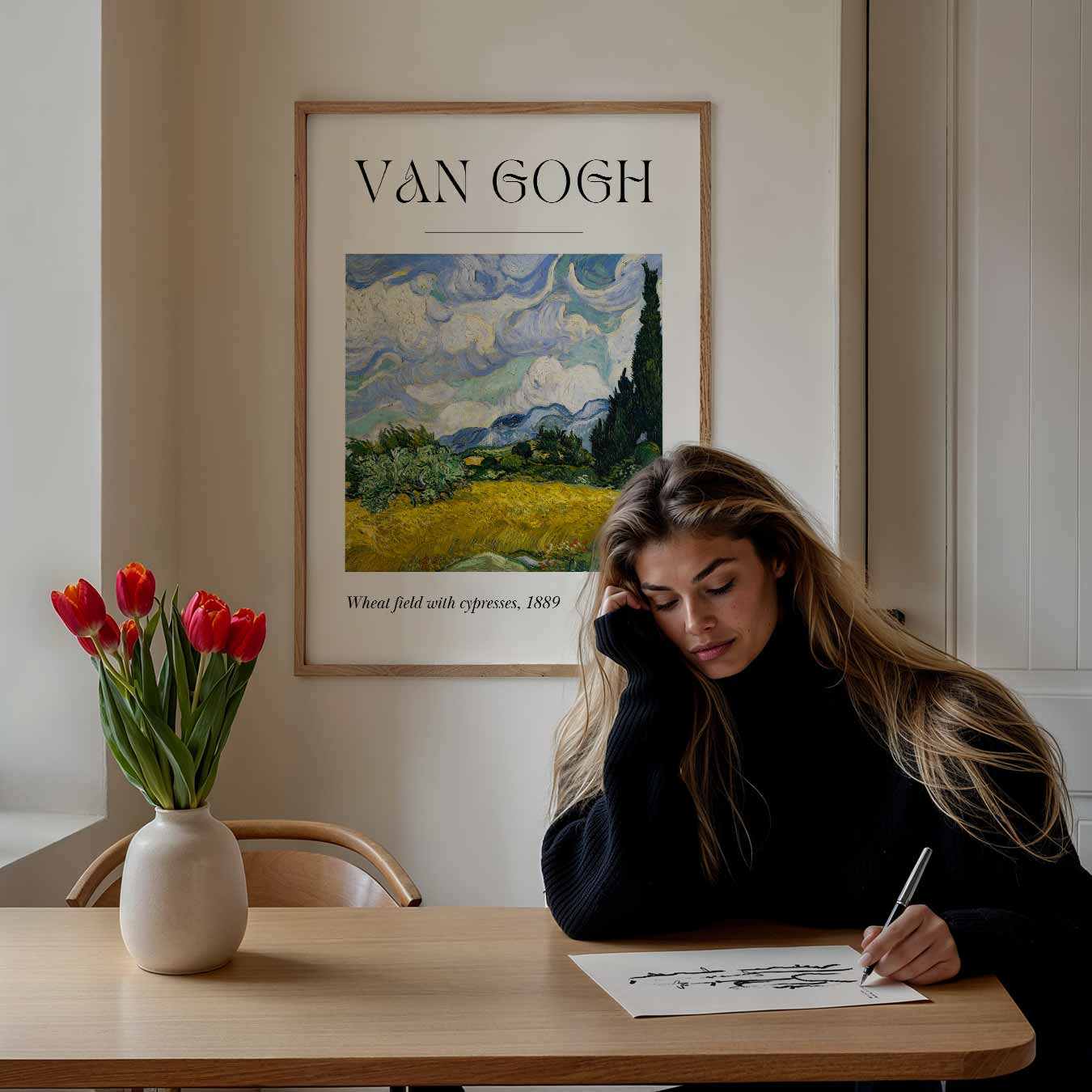 Van Gogh Landschap Poster-WallArtistic