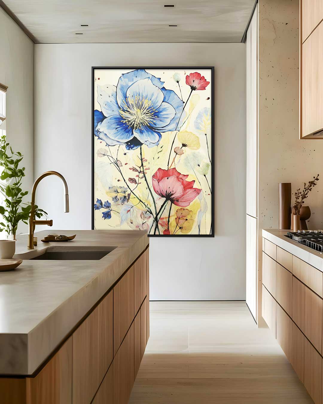 Bloeiende Fantasie Kunstwerk-canvas-dibond-plexiglas-wanddecoratie-WallArtistic