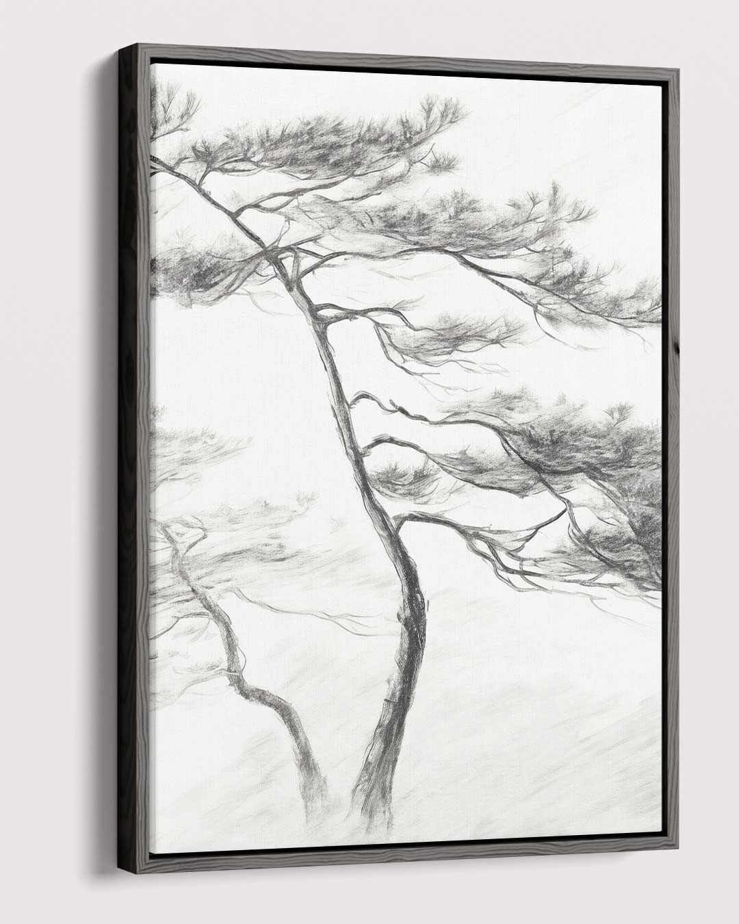 Elegante Dans van Dennenbomen Kunstwerk-canvas-dibond-plexiglas-wanddecoratie-WallArtistic