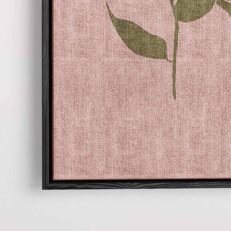 Simpele Blad Silhouet Kunstwerk-canvas-dibond-plexiglas-wanddecoratie-WallArtistic