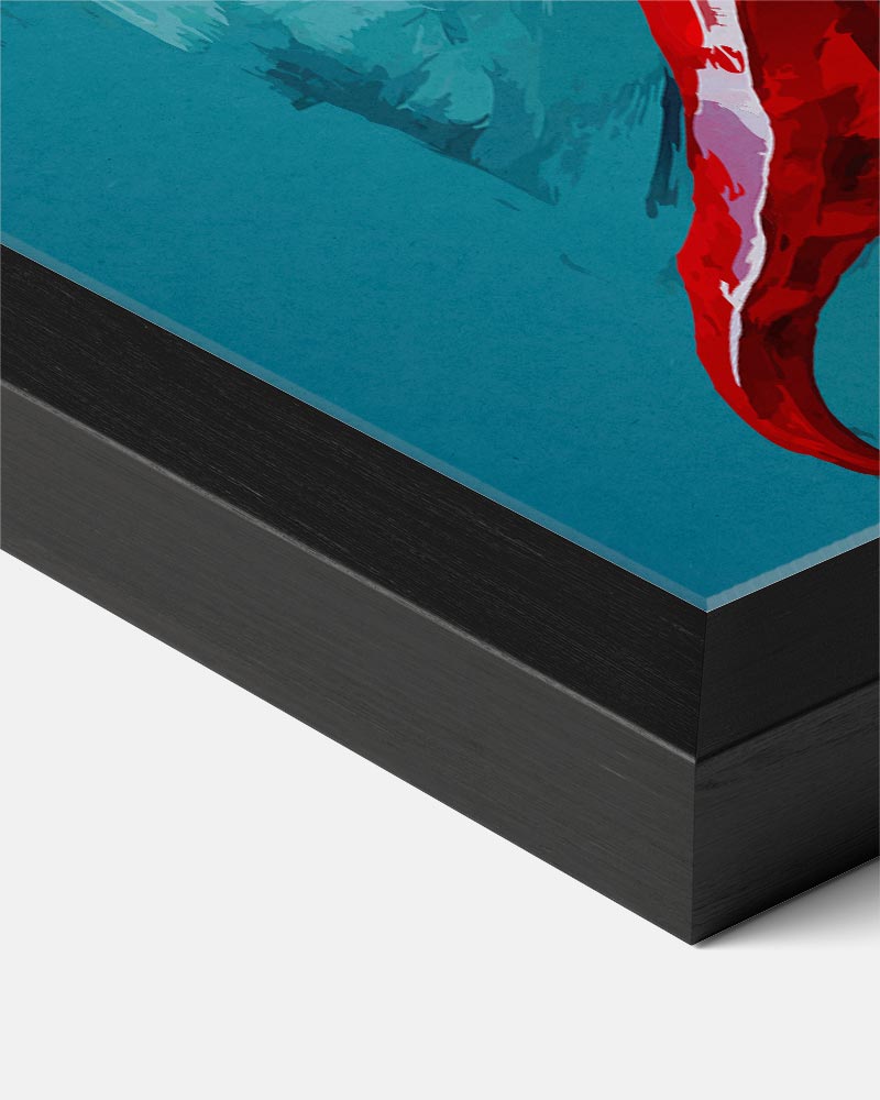 Spicy Red Peppers Poster