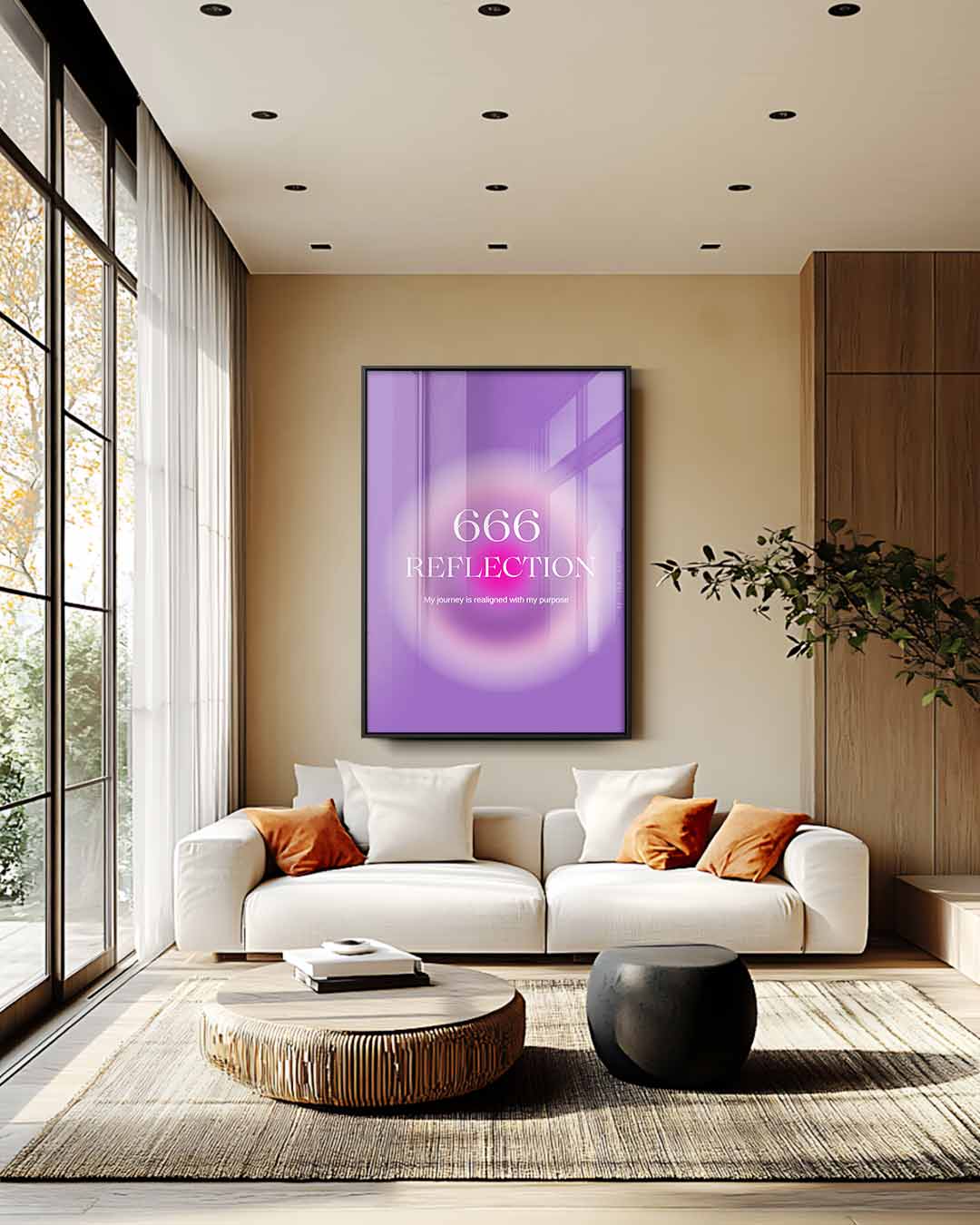 Reflectie van Zingeving Kunstwerk-canvas-dibond-plexiglas-wanddecoratie-WallArtistic