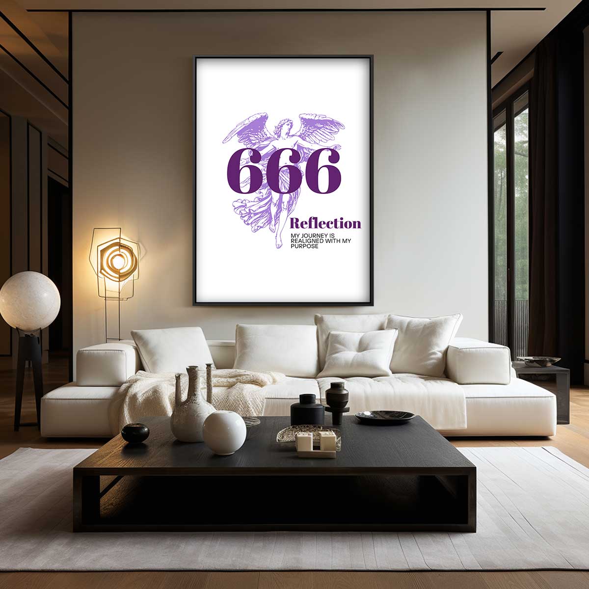 Engel van Reflectie Kunstwerk-canvas-dibond-plexiglas-wanddecoratie-WallArtistic