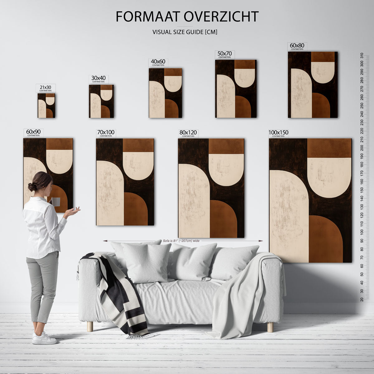 Abstracte vormen Poster