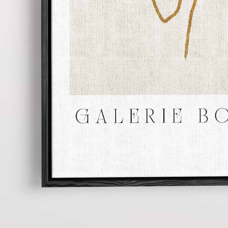 Minimalistische Bladillustratie Kunstwerk-canvas-dibond-plexiglas-wanddecoratie-WallArtistic