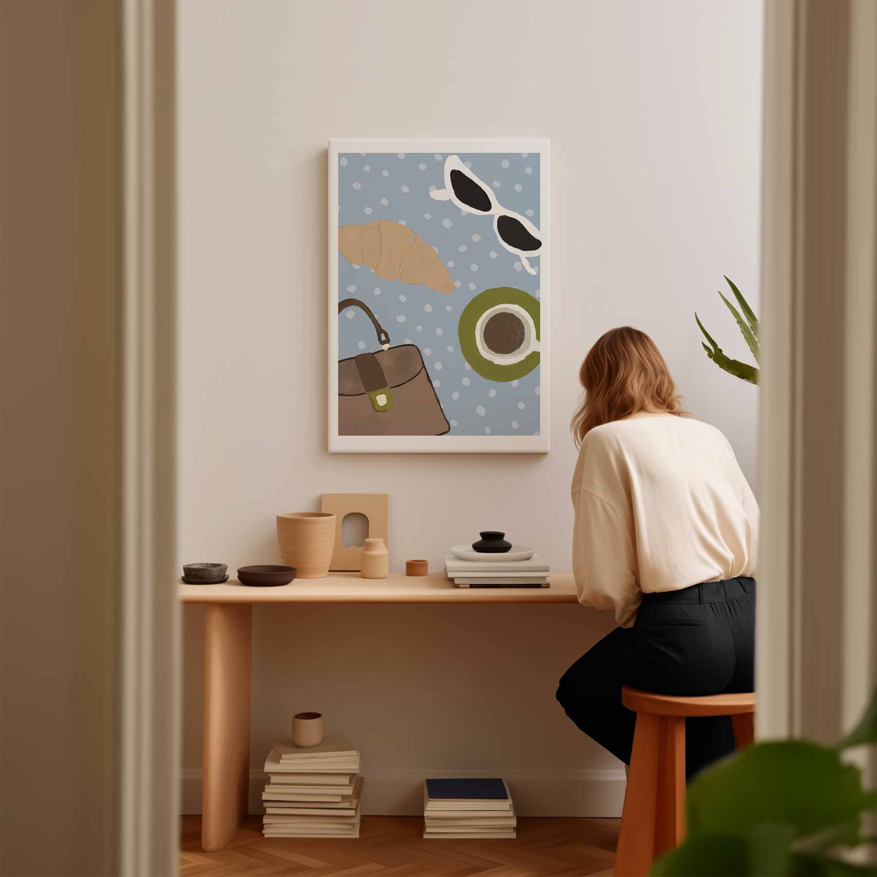 Parisian Morning Vibes Kunstwerk-canvas-dibond-plexiglas-wanddecoratie-WallArtistic