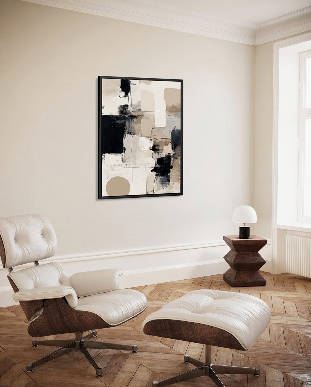 Geometrische compositie Kunstwerk