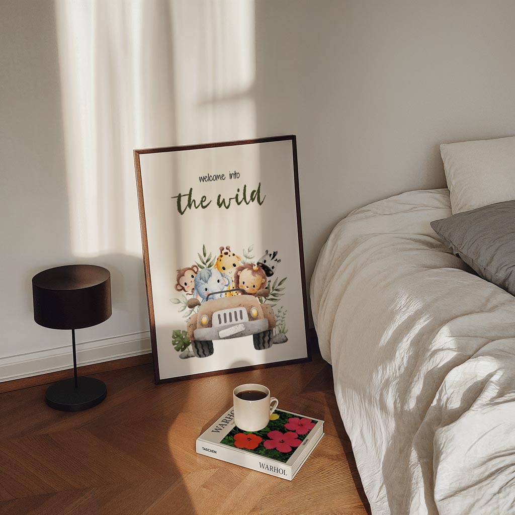 Welkom in de Jungle Kinderkamer Poster-WallArtistic