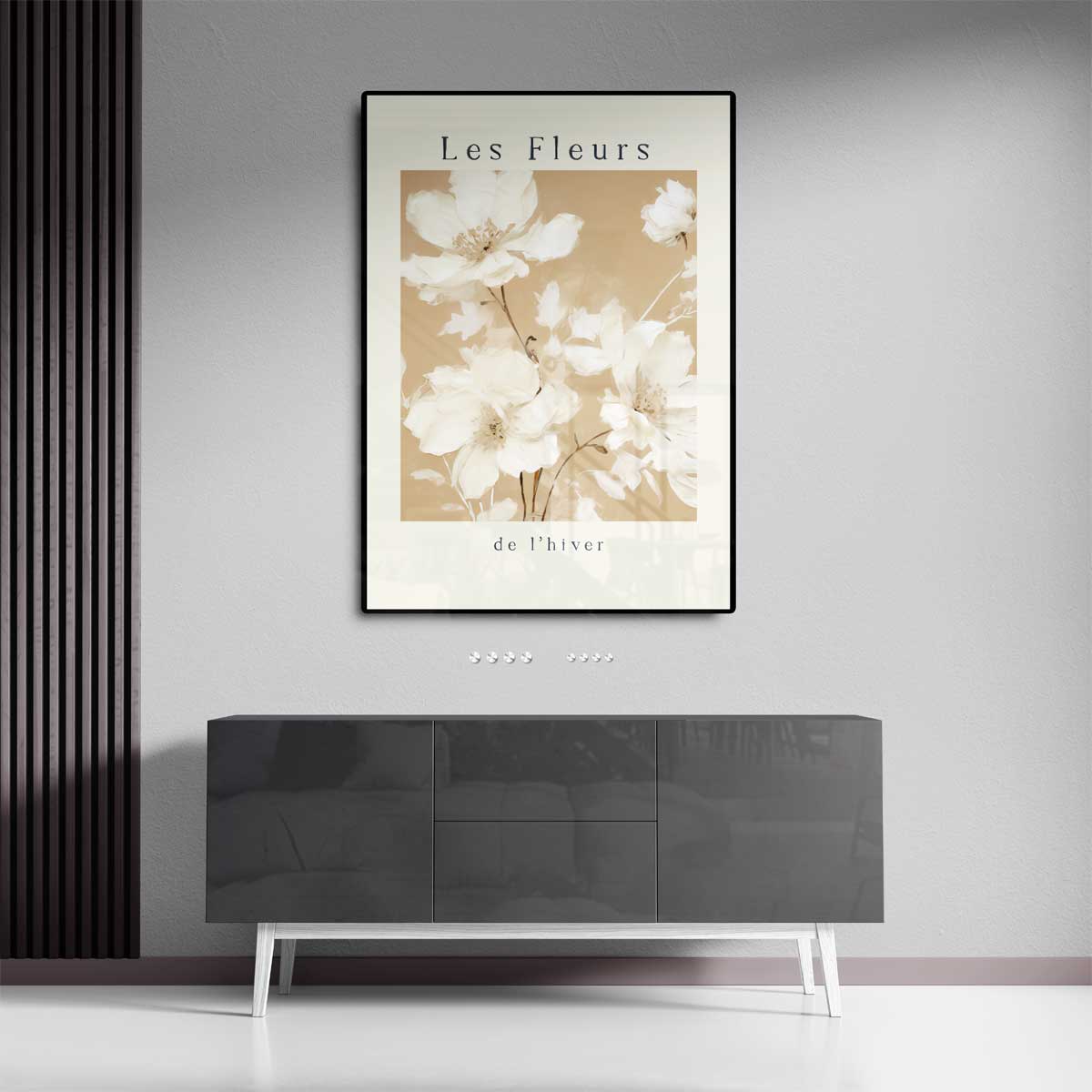 Les Fleurs de l'Hiver Kunstwerk-canvas-dibond-plexiglas-wanddecoratie-WallArtistic