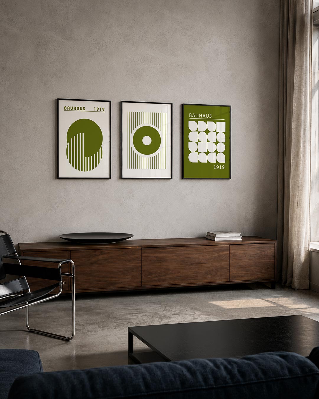 Cirkel en strepen Posterset