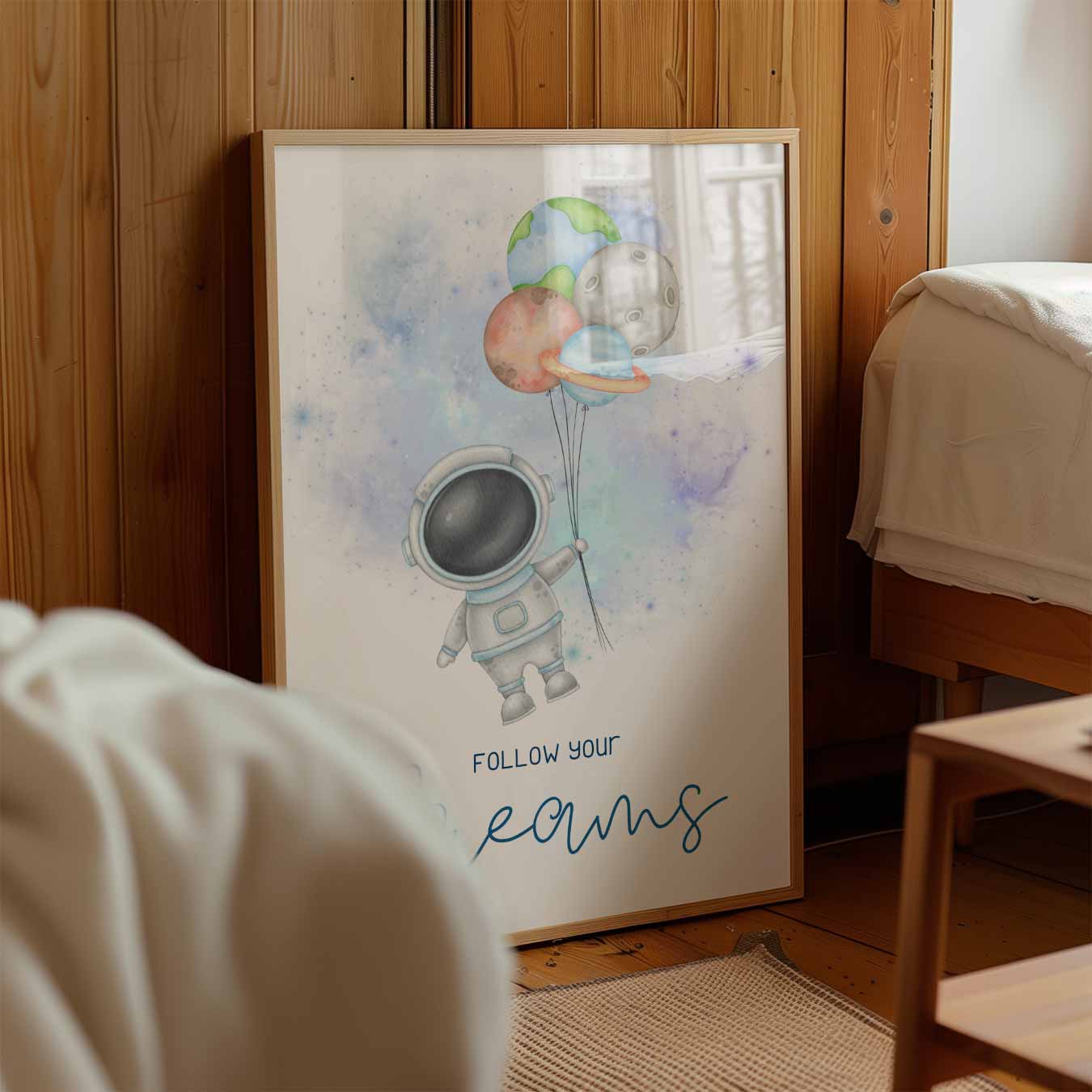 Dromerige Astronauten Poster