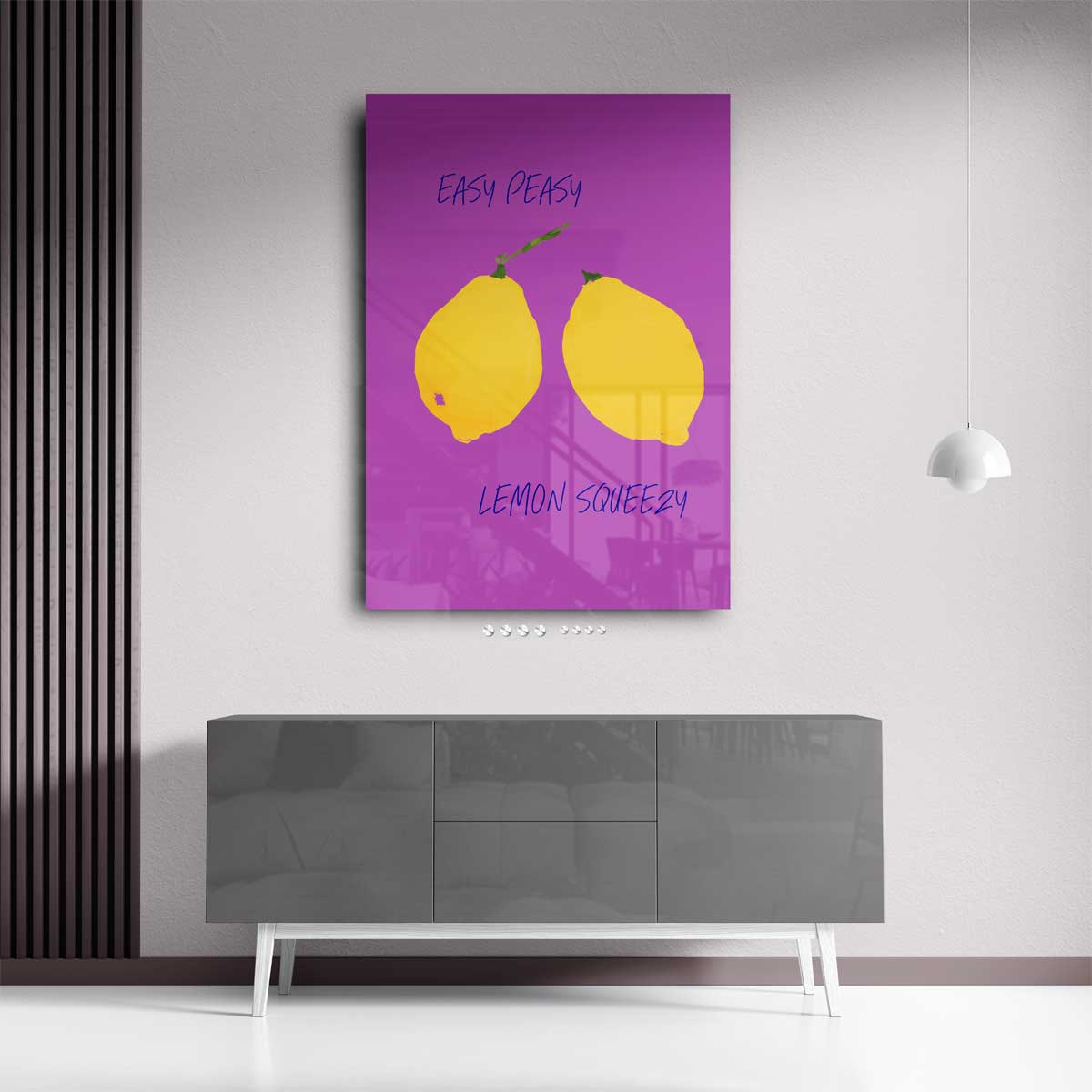 Easy Peasy Lemon Squeezy Poster