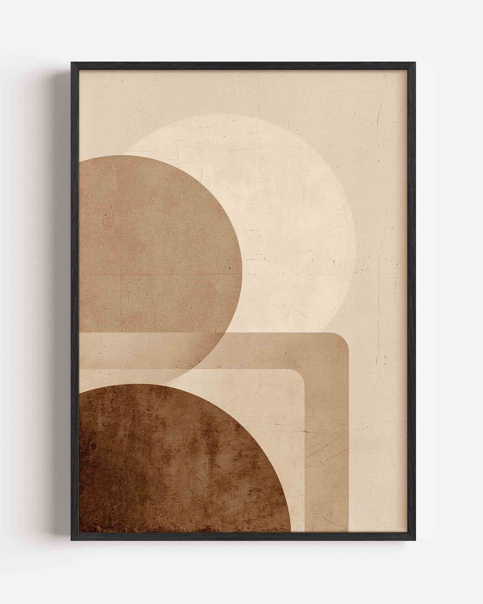 Abstracte vormen Poster