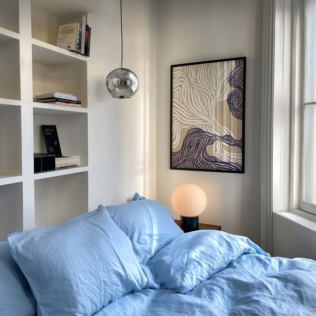 Dromerige Abstracte Zebra Poster-WallArtistic