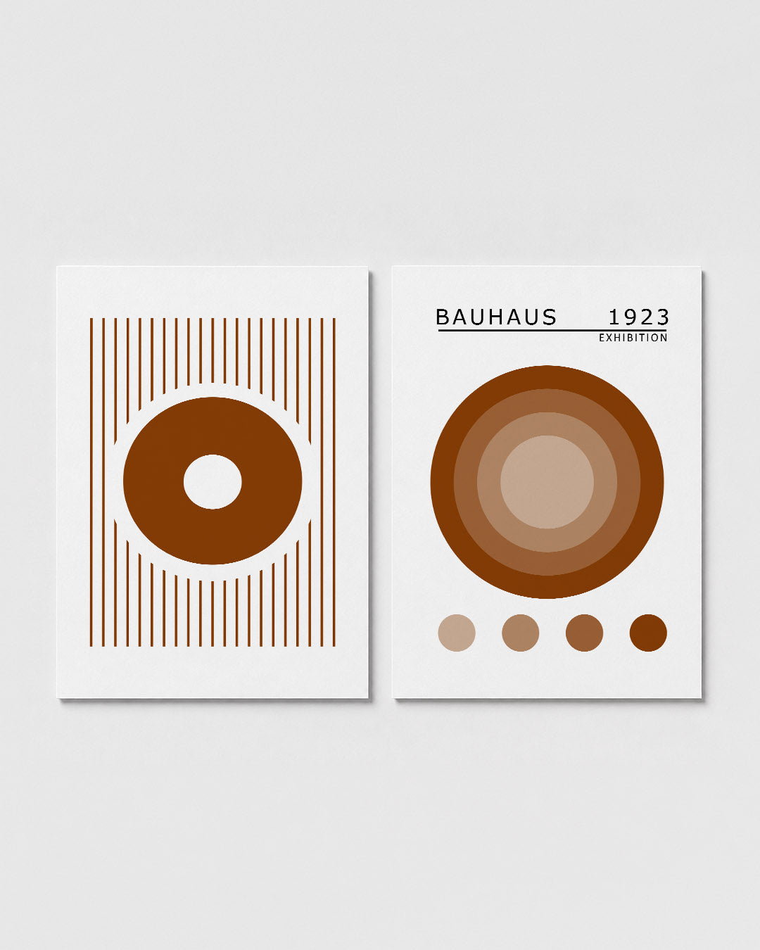 Cirkel en lijnen Posterset