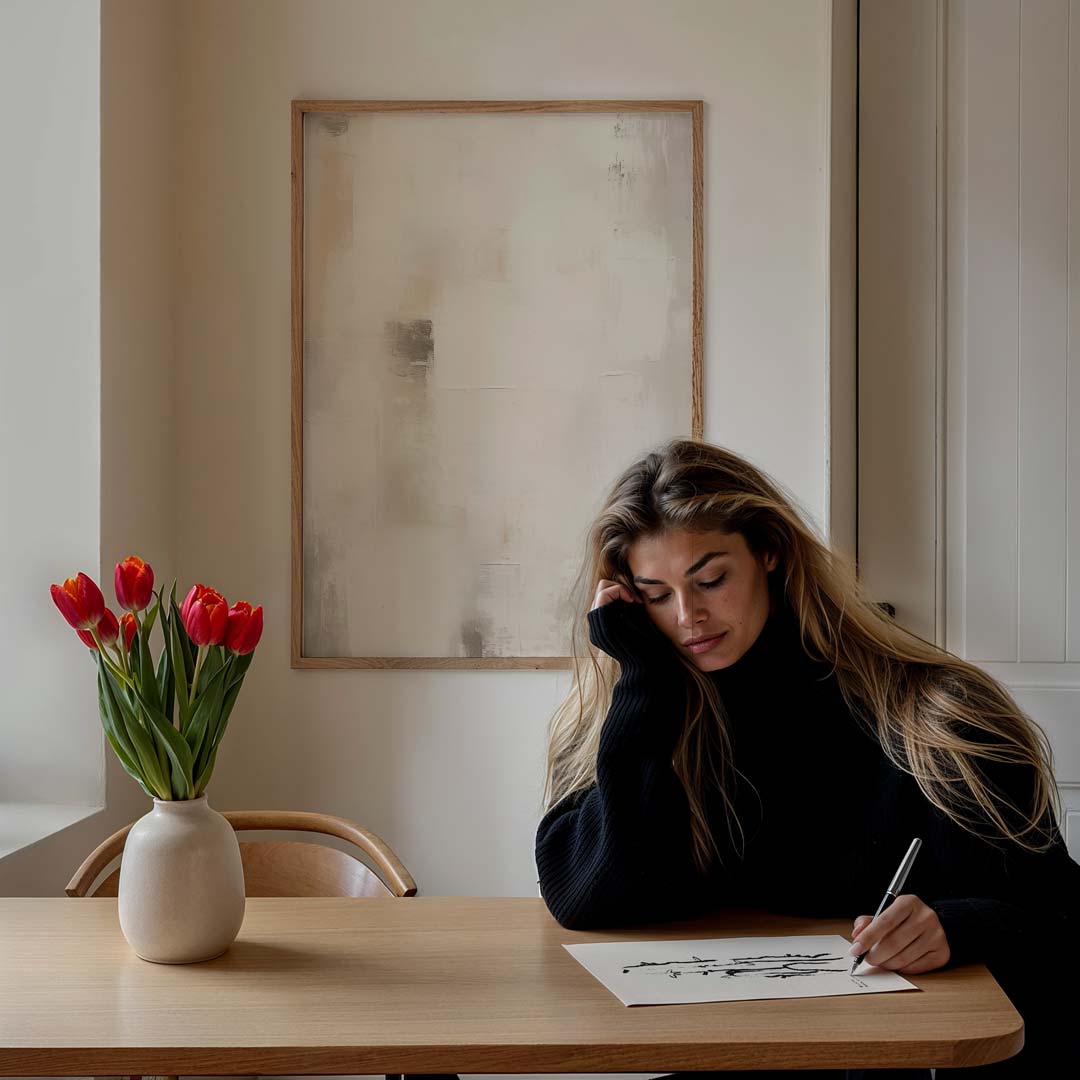 Abstracte Minimalistische Wandkunst Poster-WallArtistic