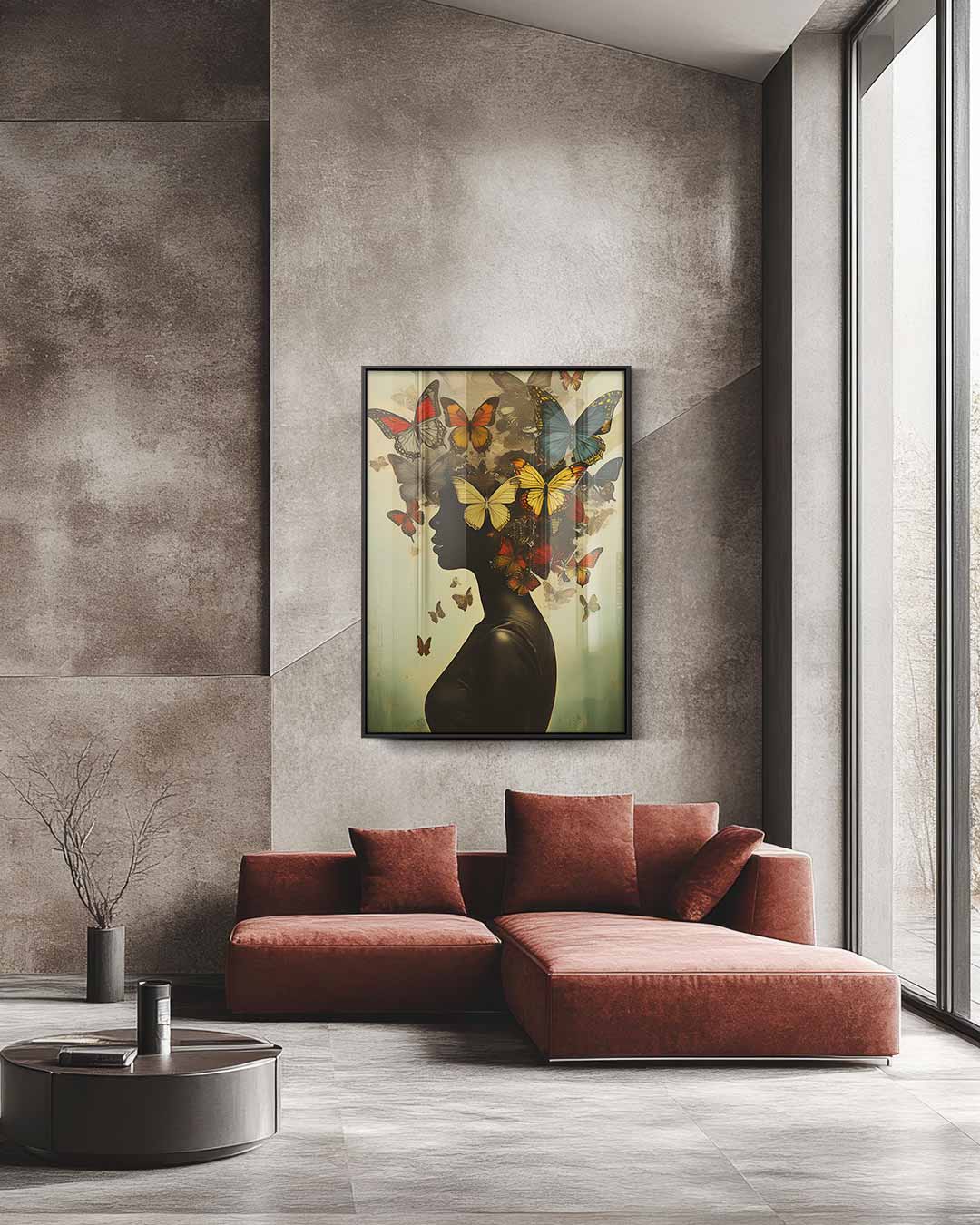 Vlinderdromen Kunstwerk-canvas-dibond-plexiglas-wanddecoratie-WallArtistic