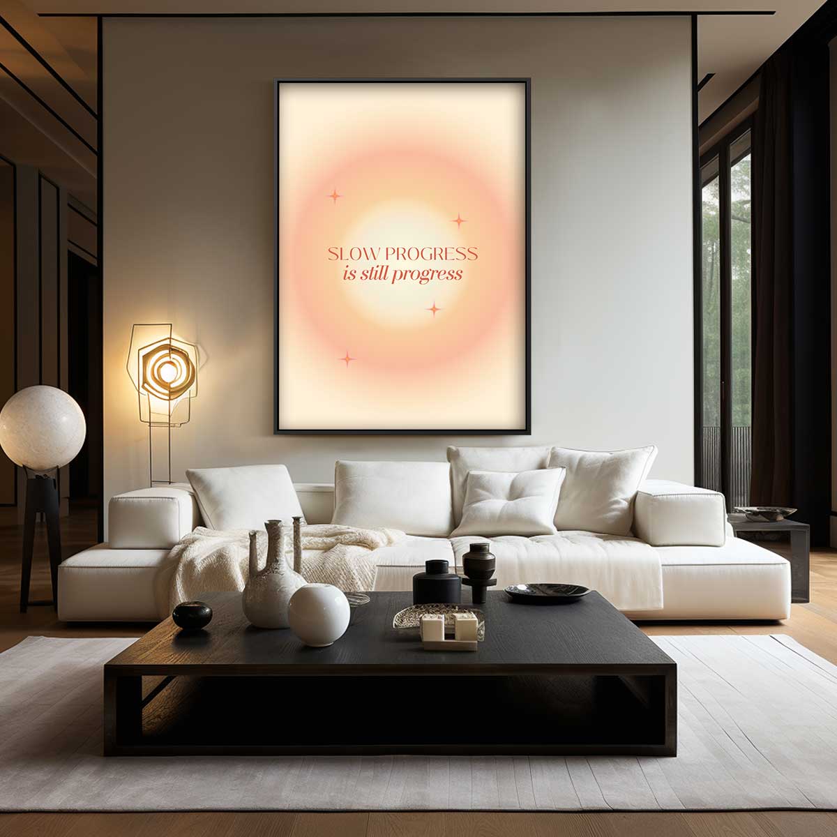 Inspirerende Zonsopgang Motivatieposter Kunstwerk-canvas-dibond-plexiglas-wanddecoratie-WallArtistic