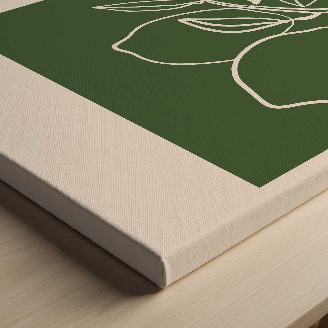 Minimalistische Citrustak Kunstwerk-canvas-dibond-plexiglas-wanddecoratie-WallArtistic