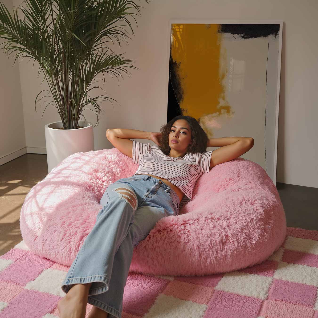 Abstracte Warme Harmonie Poster-WallArtistic