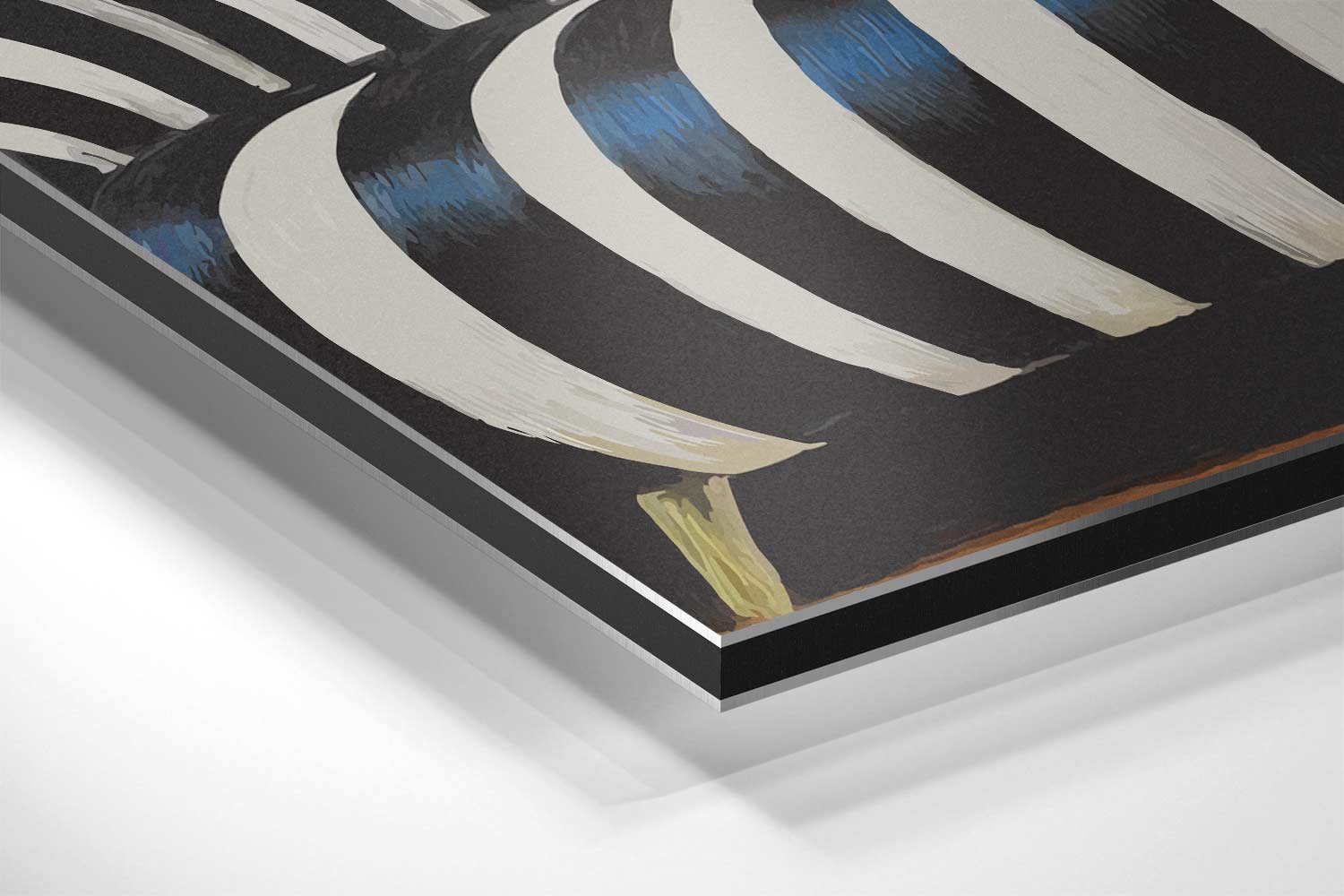 Samenspel van Silhouetten Kunstwerk-canvas-dibond-plexiglas-wanddecoratie-WallArtistic