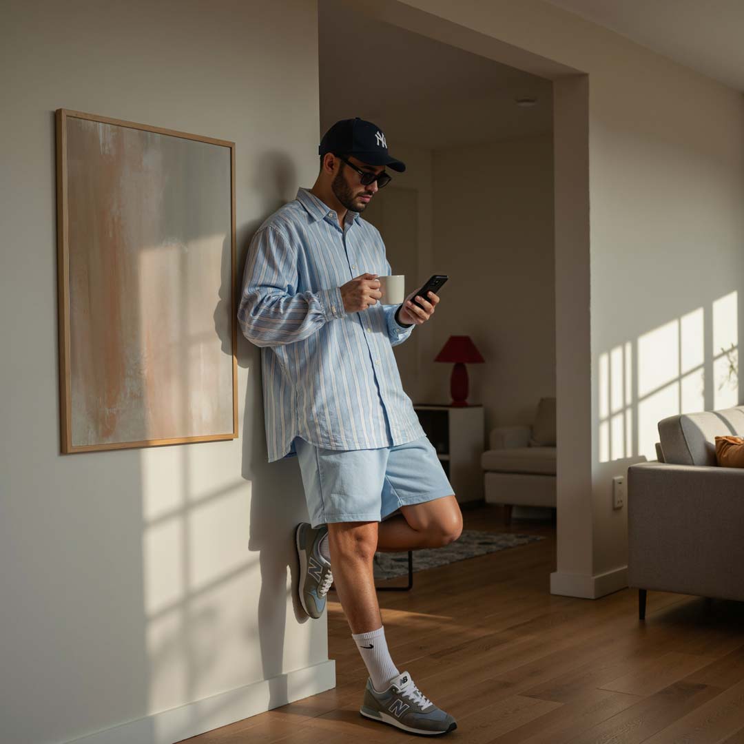 Rustgevende Abstracte Kunst Poster-WallArtistic